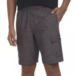 💜 2/$25 Hurley Boy's Gray Cargo Shorts